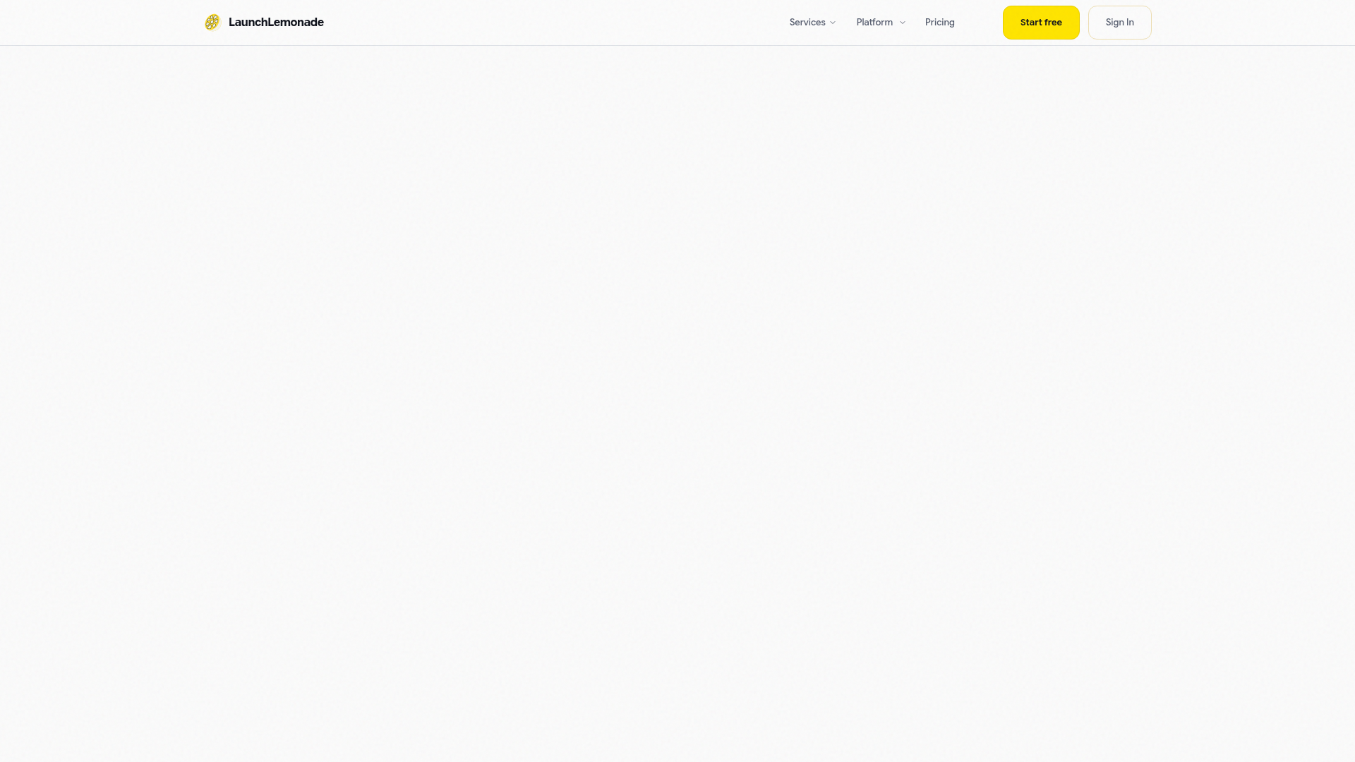 LaunchLemonade screenshot 1