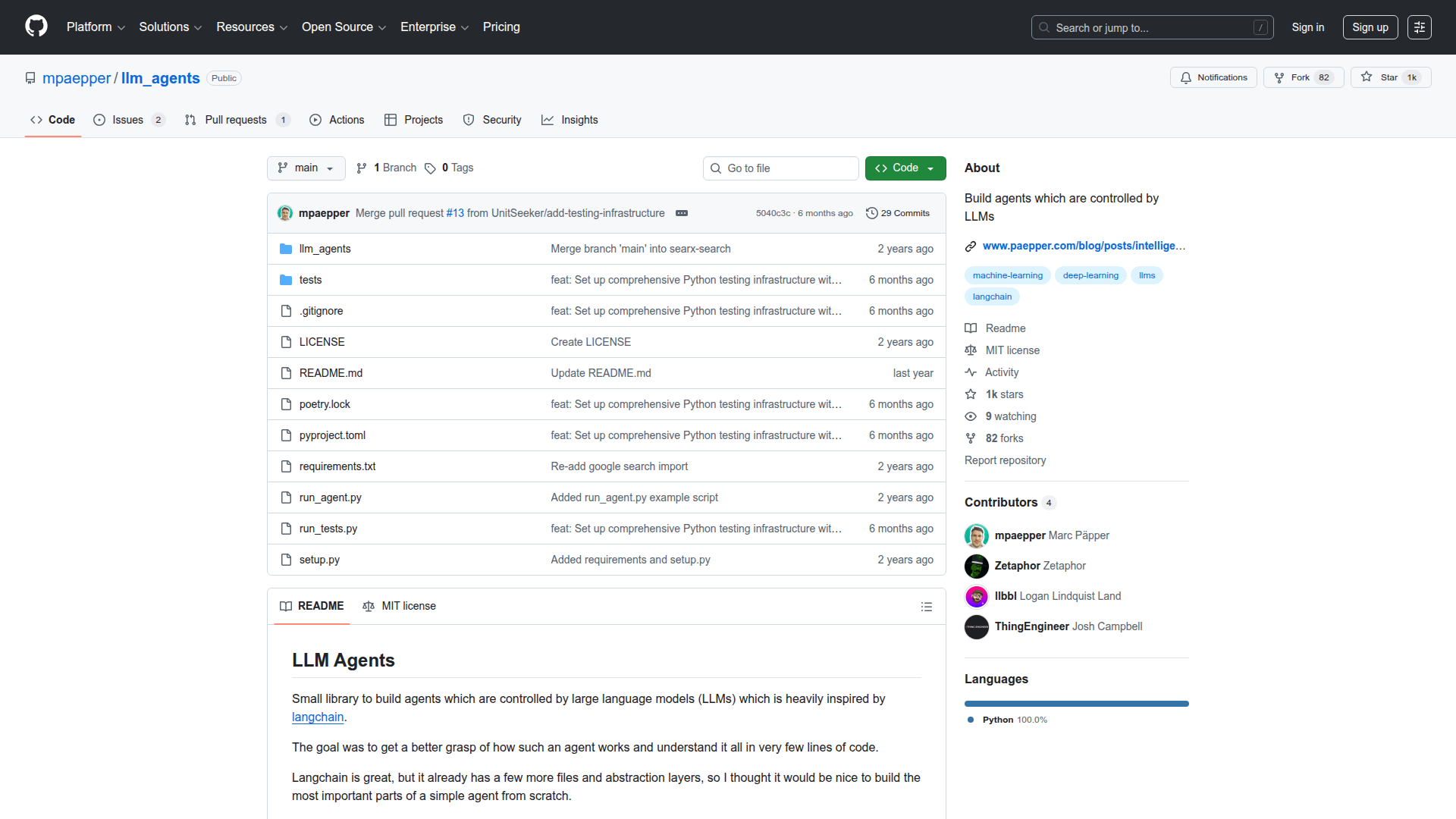 LLM Agents screenshot 1