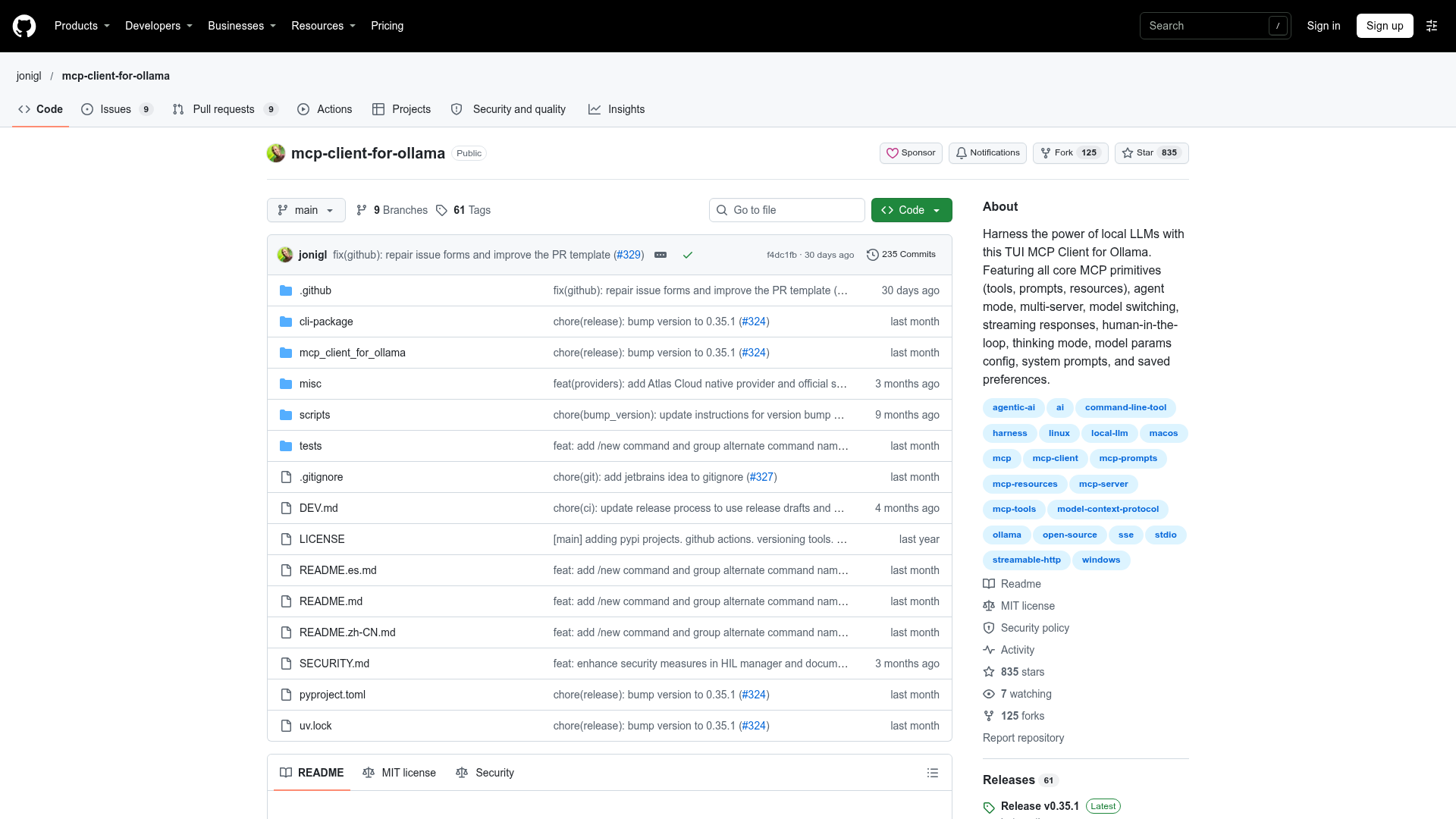 mcp-client-for-ollama screenshot 1