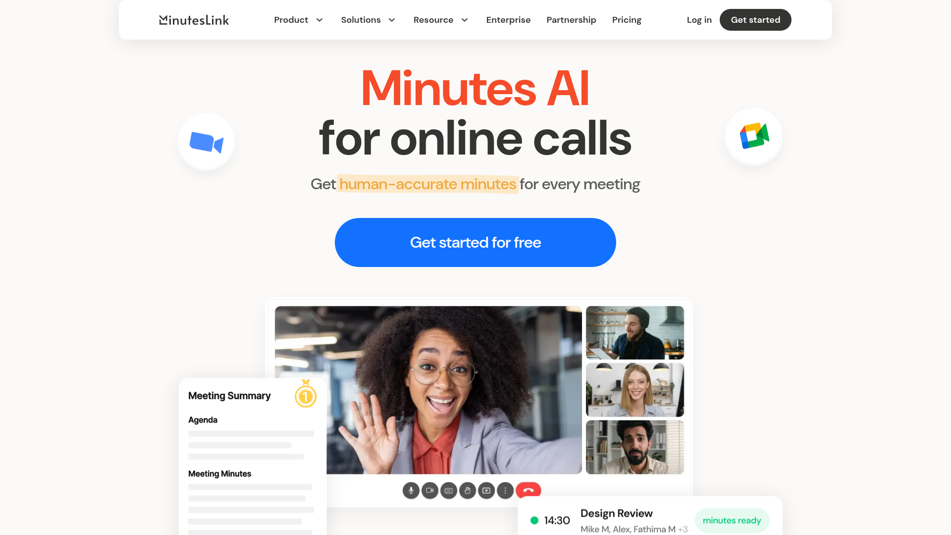 MinutesLink screenshot 1
