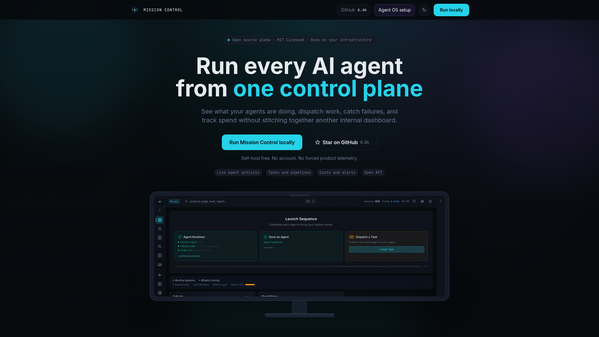 mission-control screenshot 1