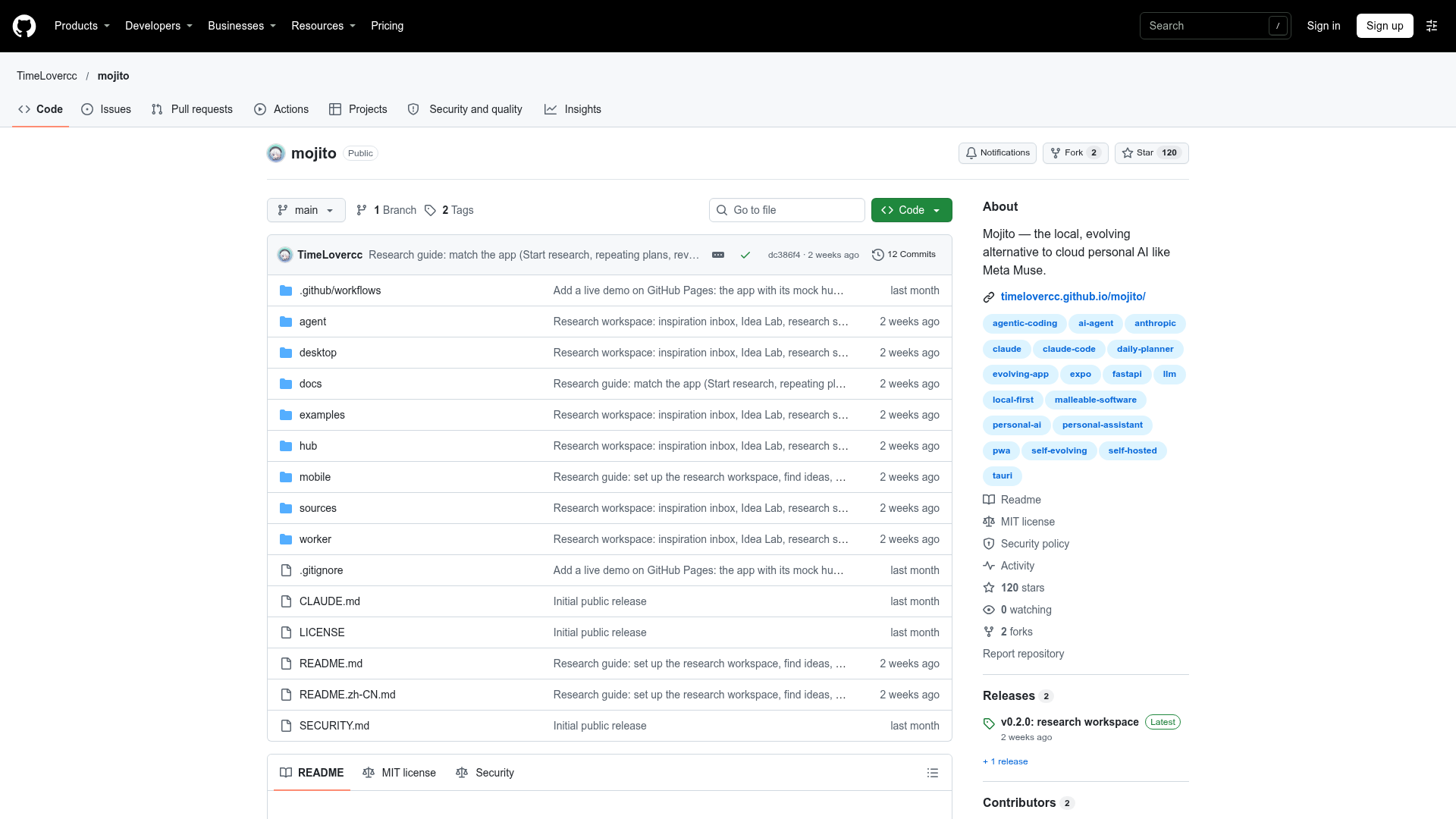 mojito screenshot 1