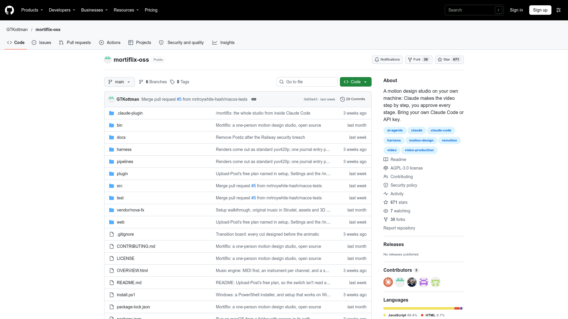 mortiflix-oss screenshot 1