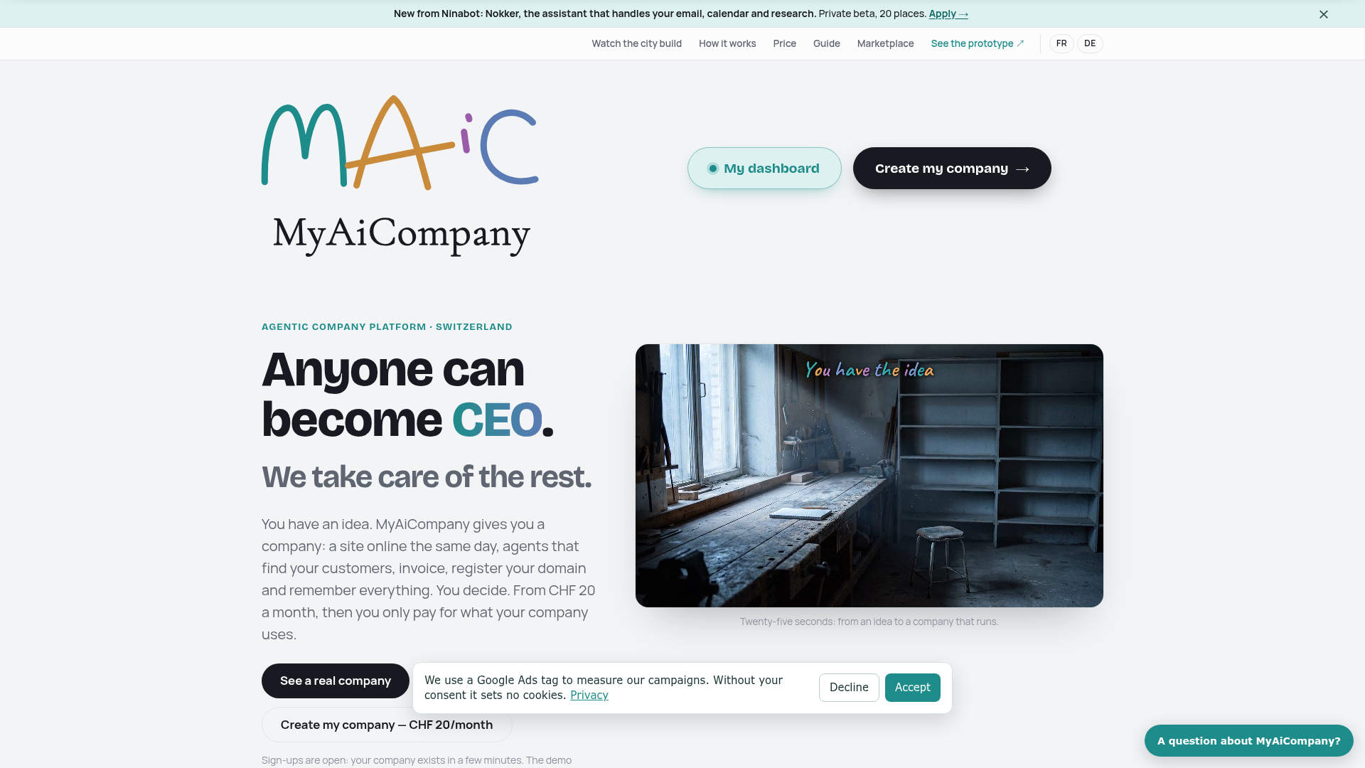 MyAiCompany screenshot 1