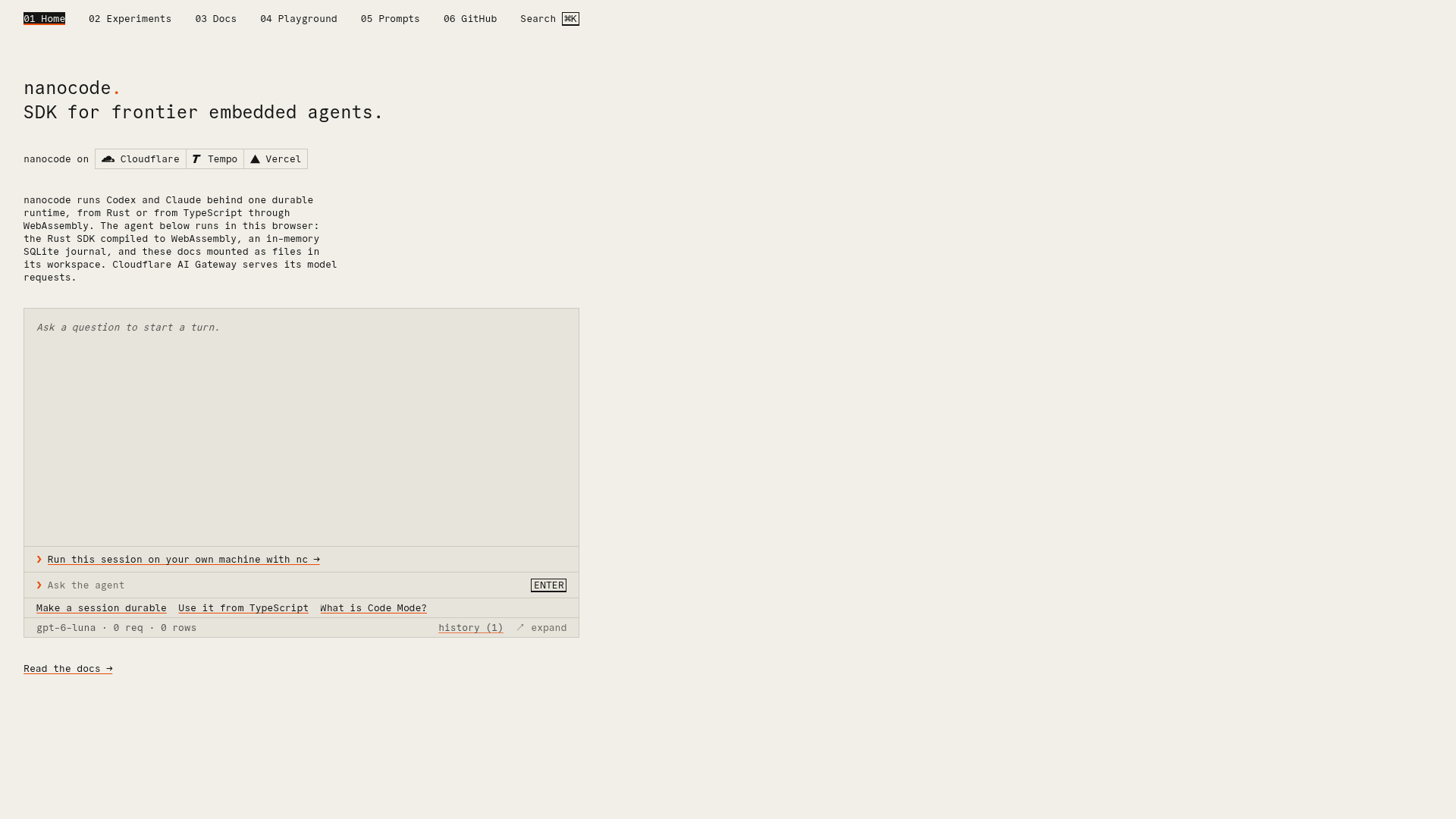 nanocode screenshot 1
