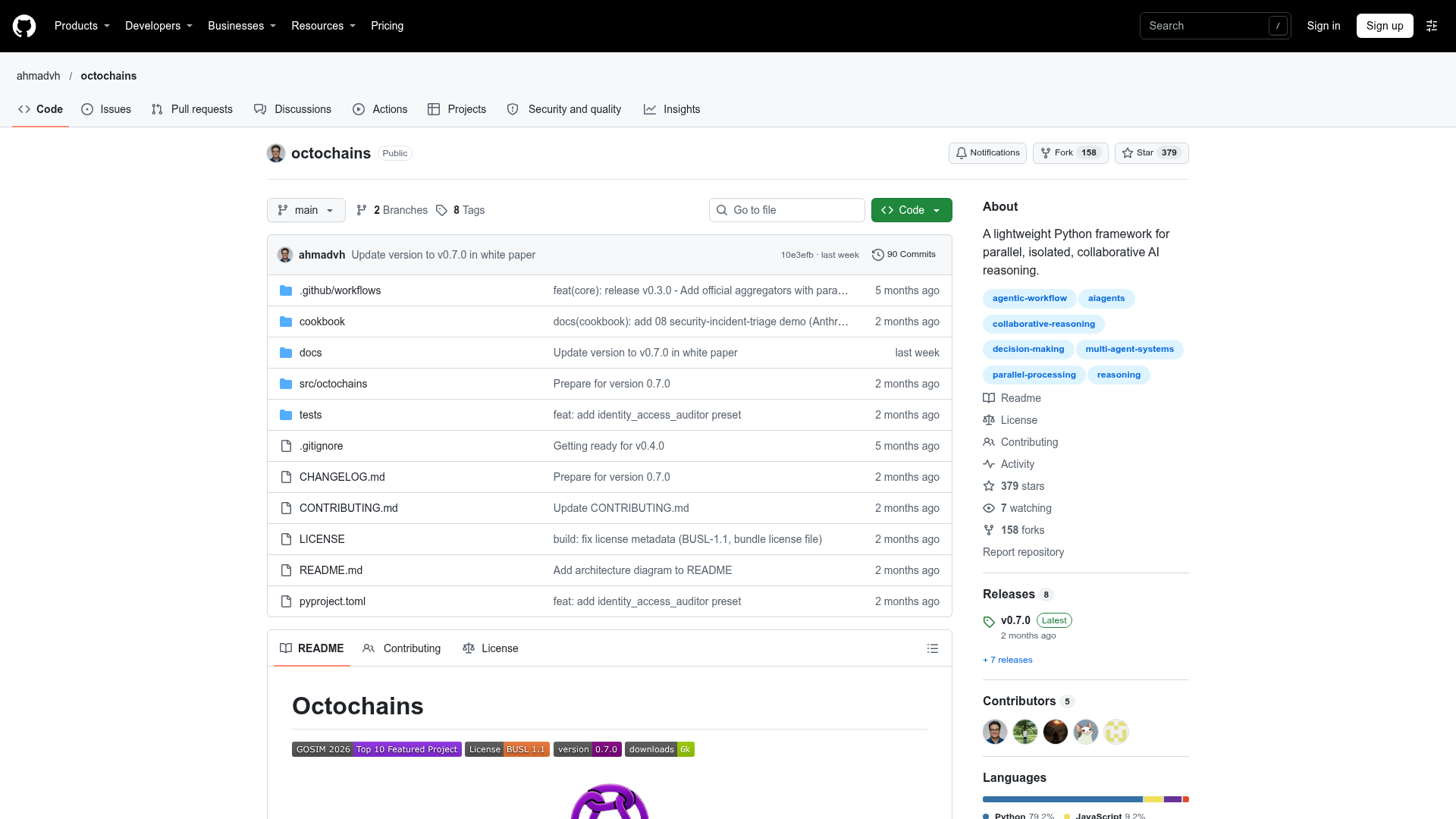 Octochains screenshot 1