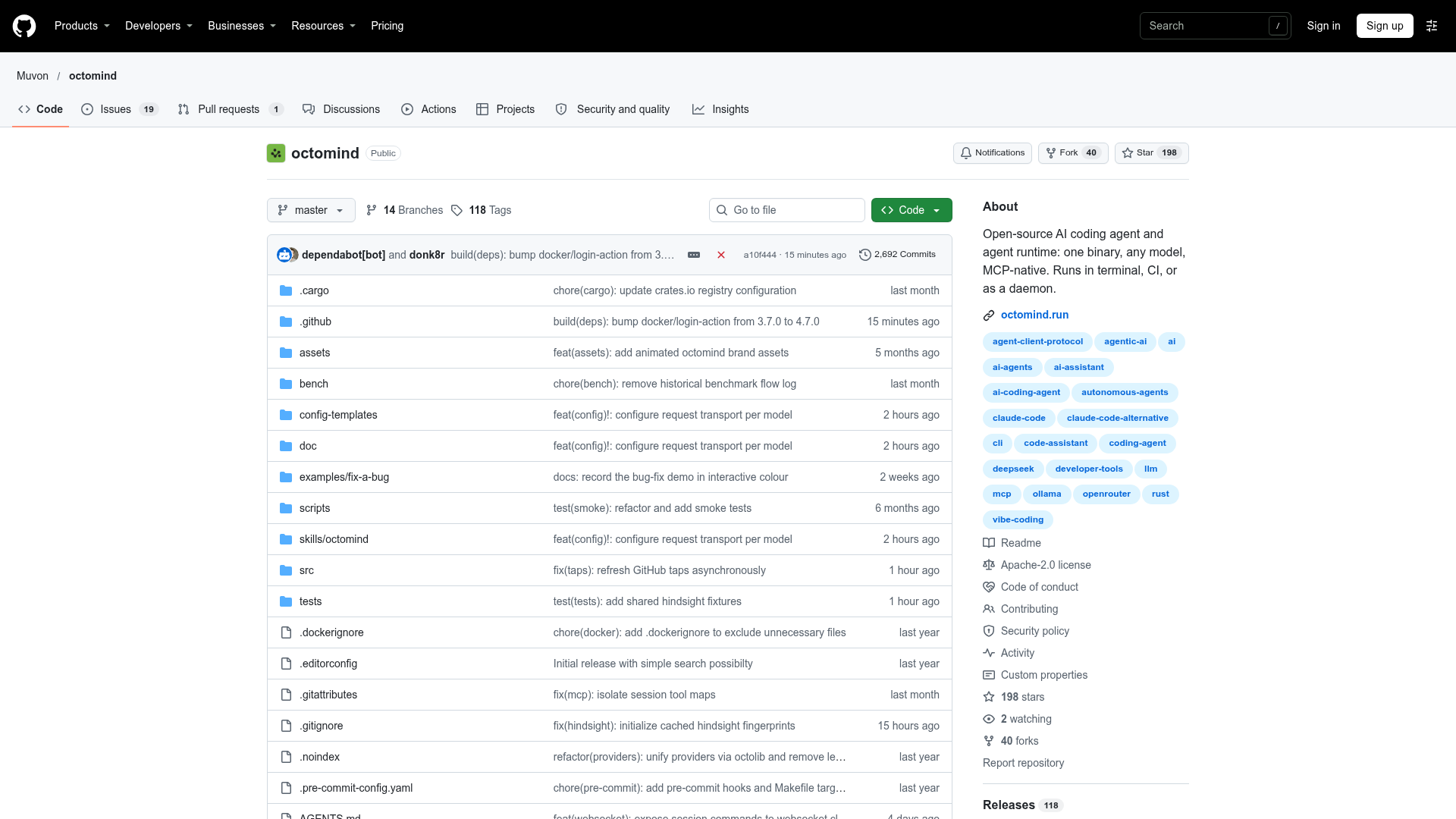 Octomind screenshot 1