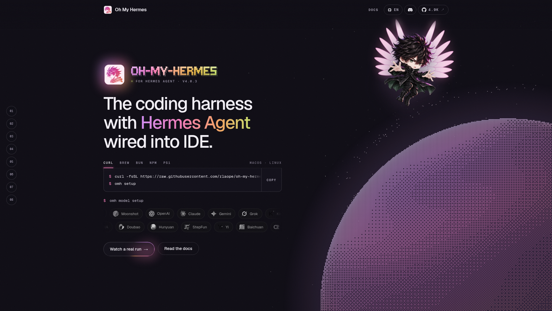 oh-my-hermes screenshot 1