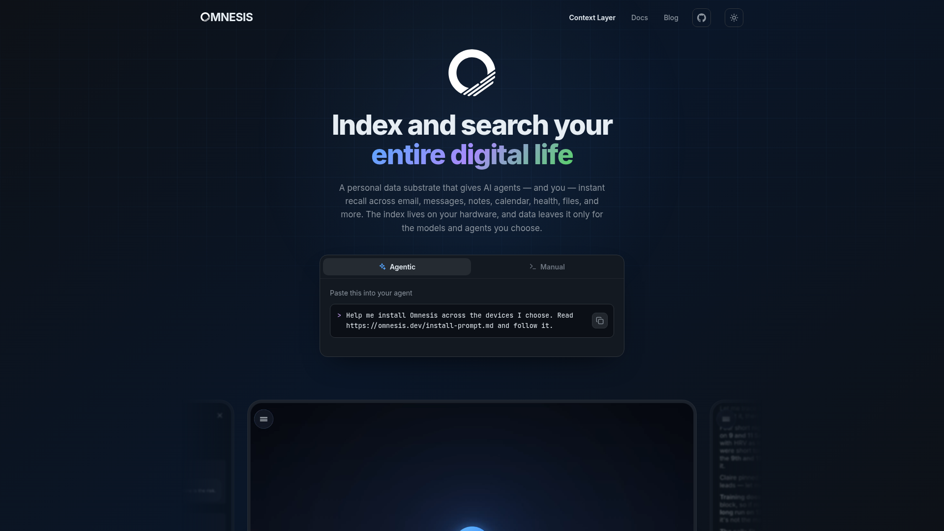 Omnesis screenshot 1