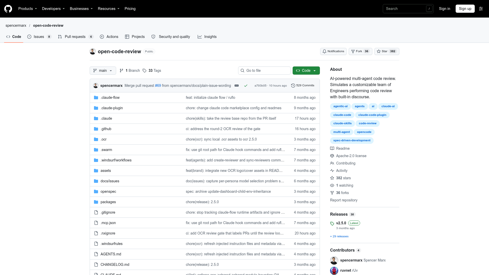 open-code-review screenshot 1