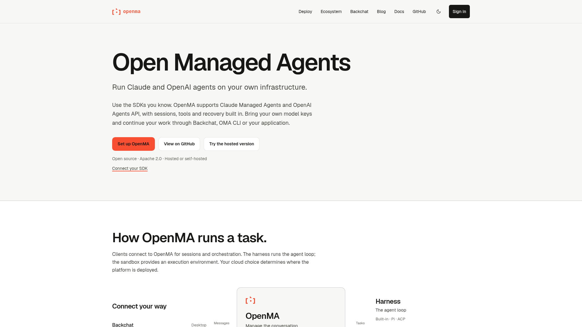 open-managed-agents screenshot 1