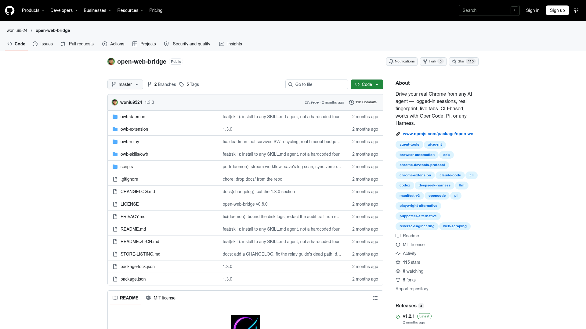 open-web-bridge screenshot 1