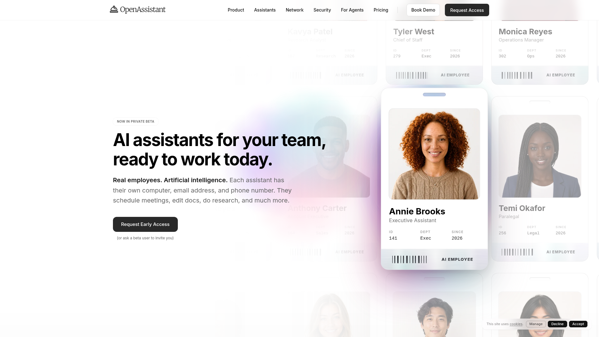 OpenAssistant screenshot 1