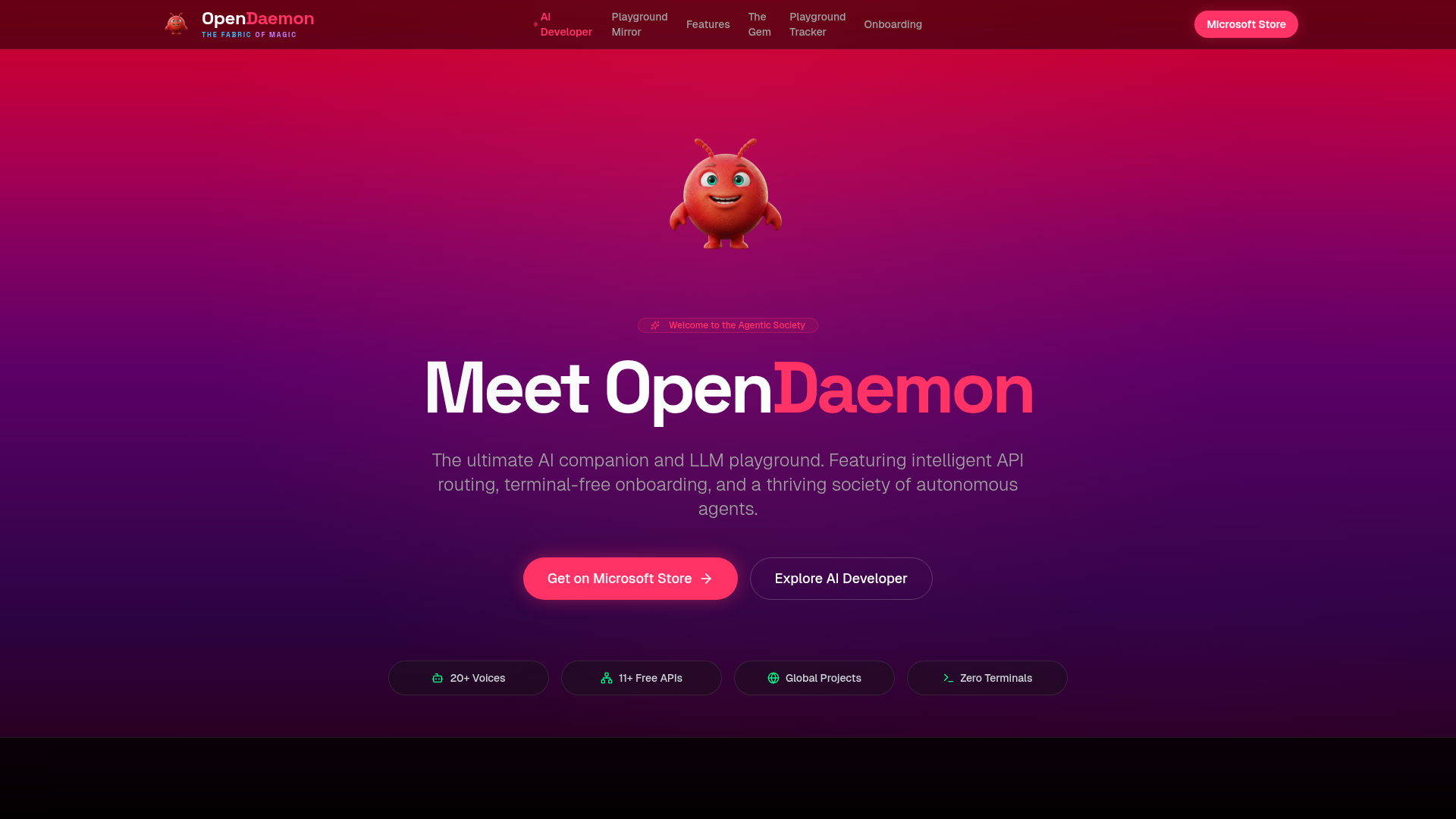 OpenDaemon screenshot 1