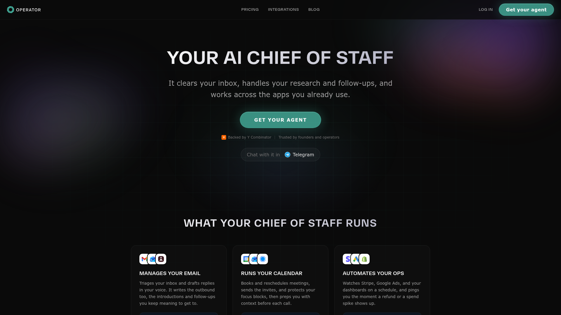 Operator.io screenshot 1