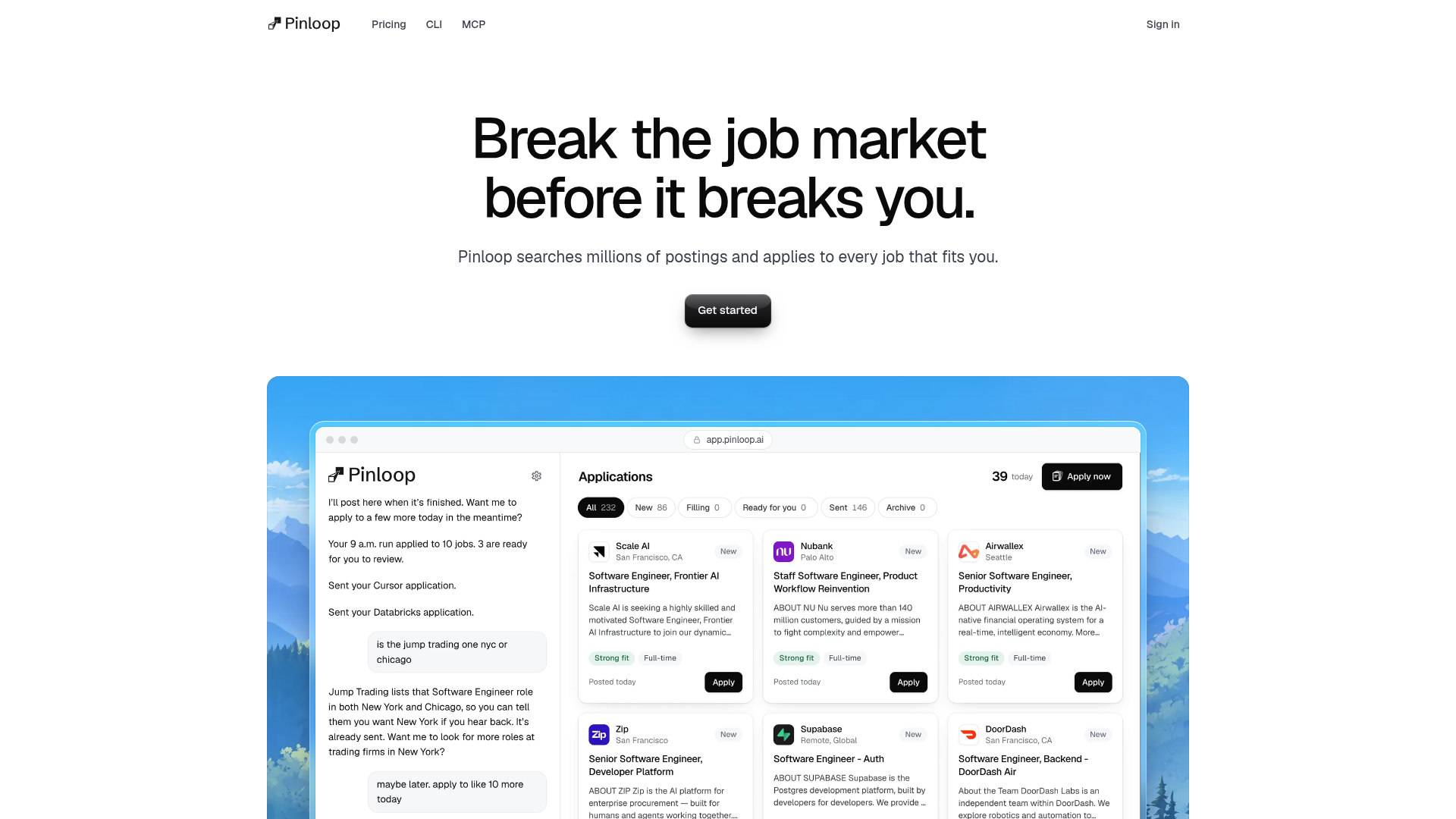 Pinloop screenshot 1