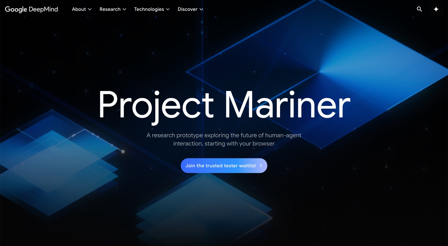 Project Mariner interface screenshot 1