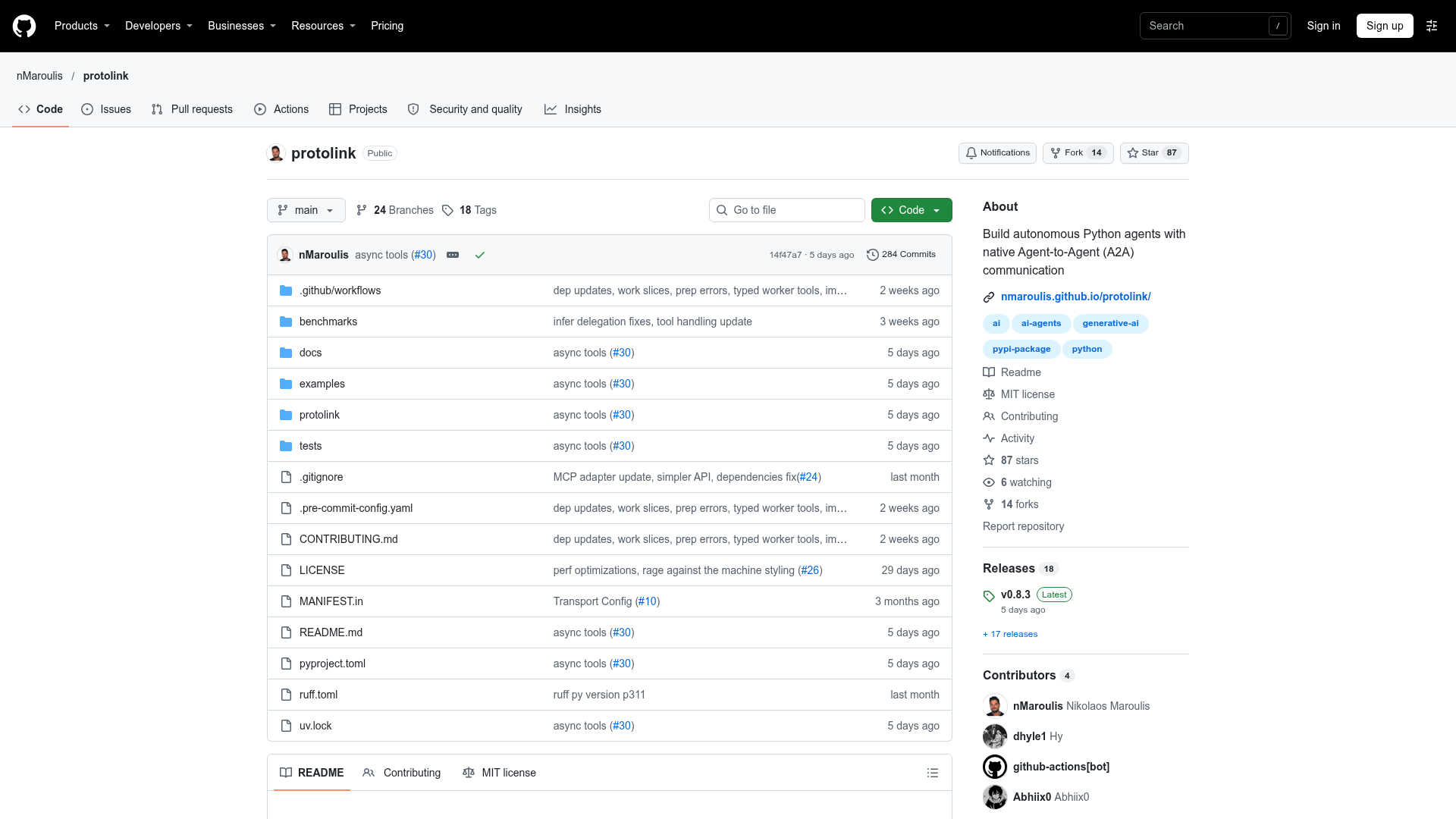 ProtoLink screenshot 1