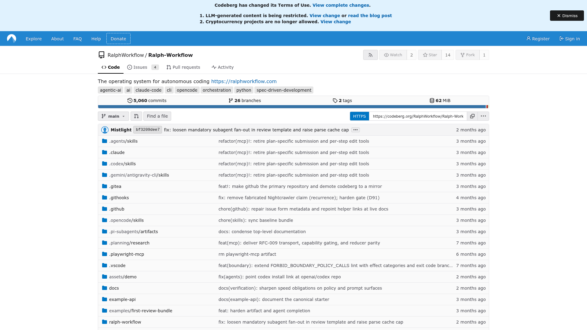 Ralph Workflow screenshot 1