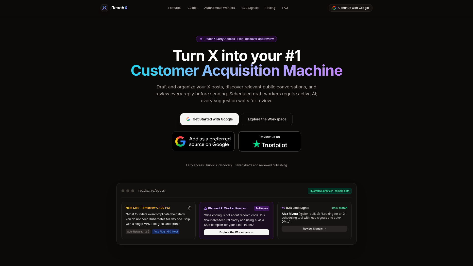 ReachX screenshot 1