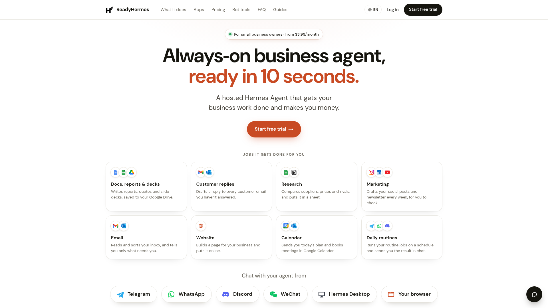 ReadyHermes screenshot 1