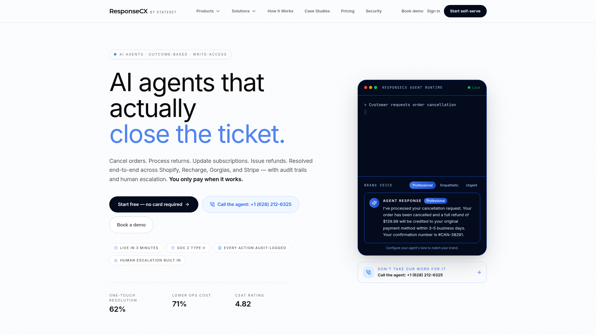 ResponseCX screenshot 1
