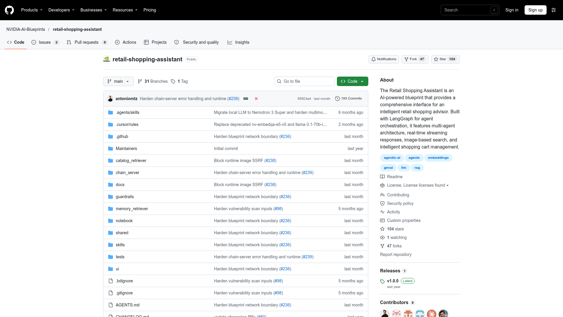 retail-shopping-assistant screenshot 1