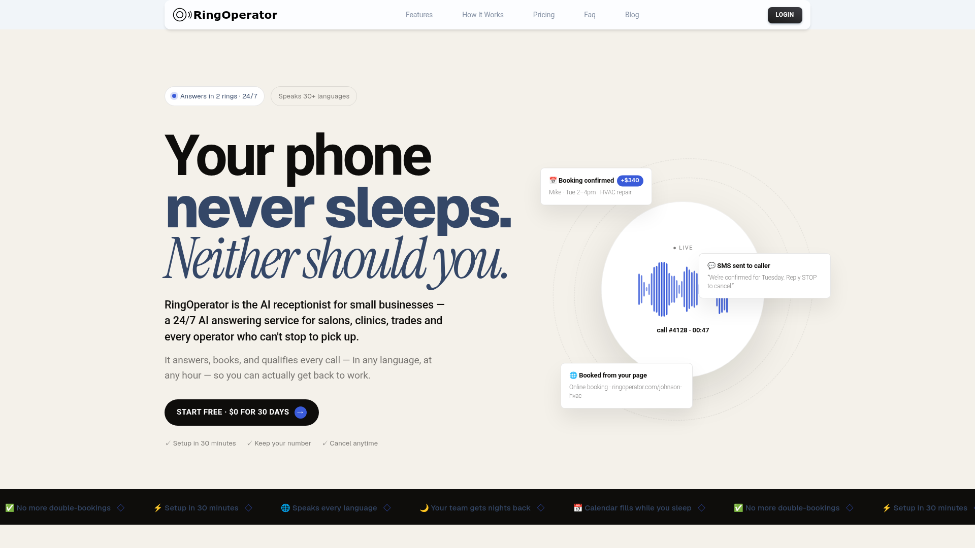 RingOperator screenshot 1
