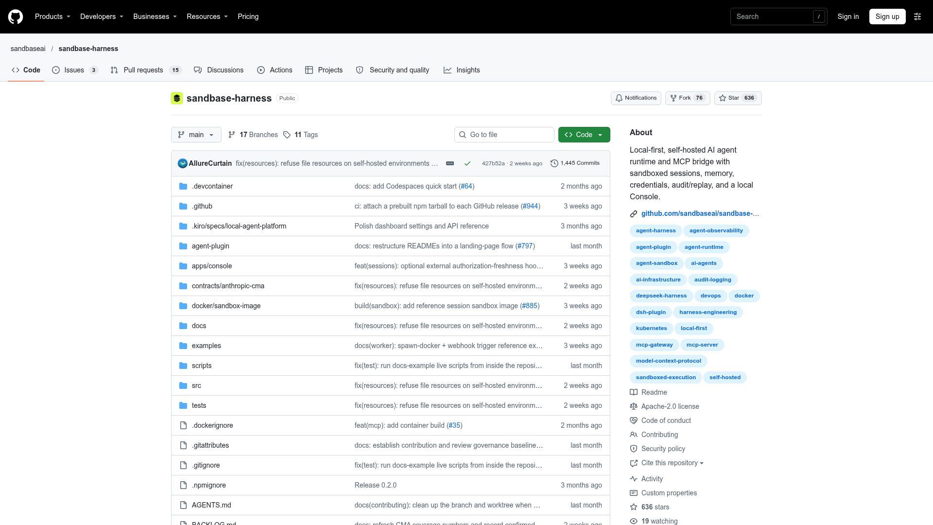 SandBase Harness screenshot 1