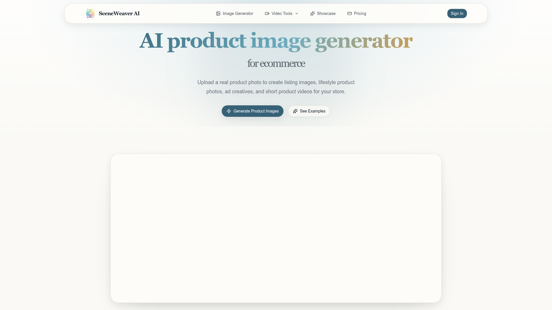 SceneWeaver AI screenshot 1