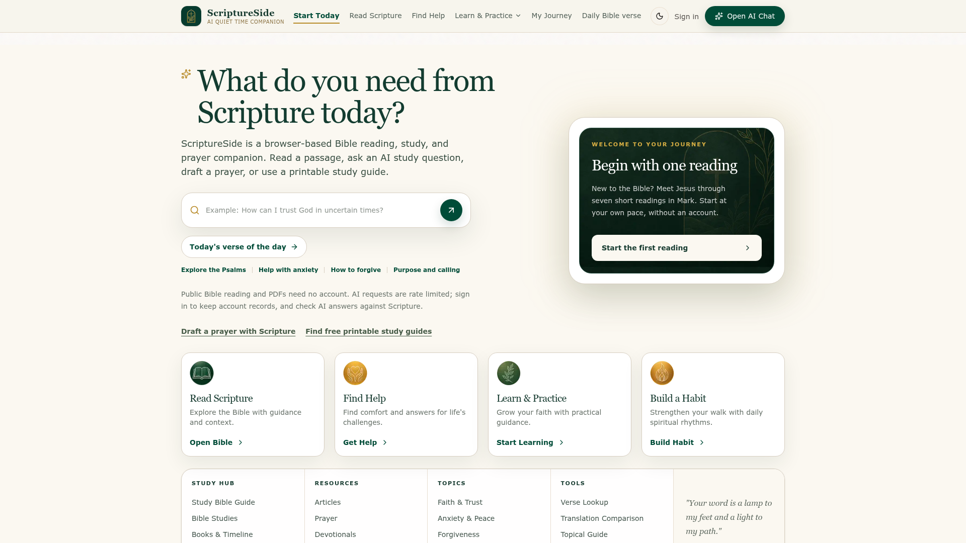 ScriptureSide screenshot 1