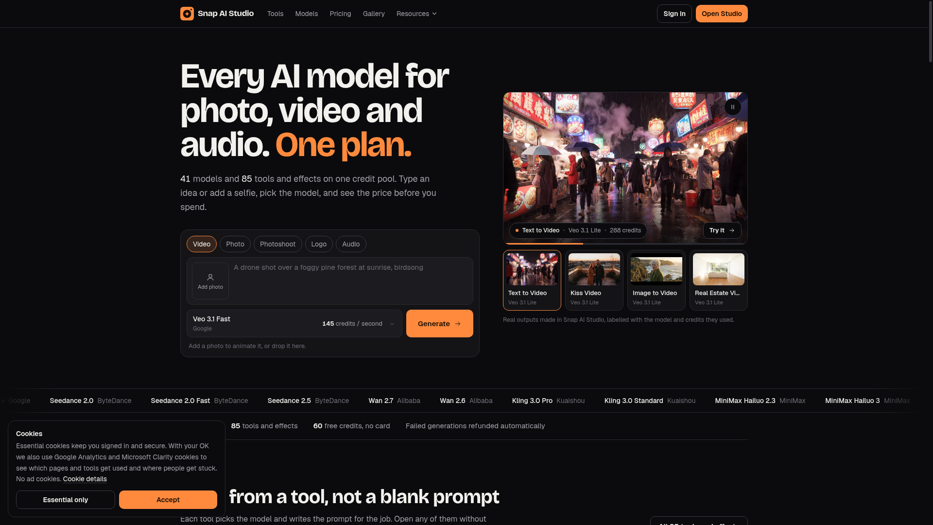 Snap AI Studio screenshot 1