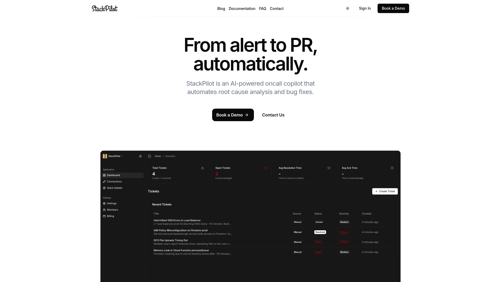 StackPilot screenshot 1