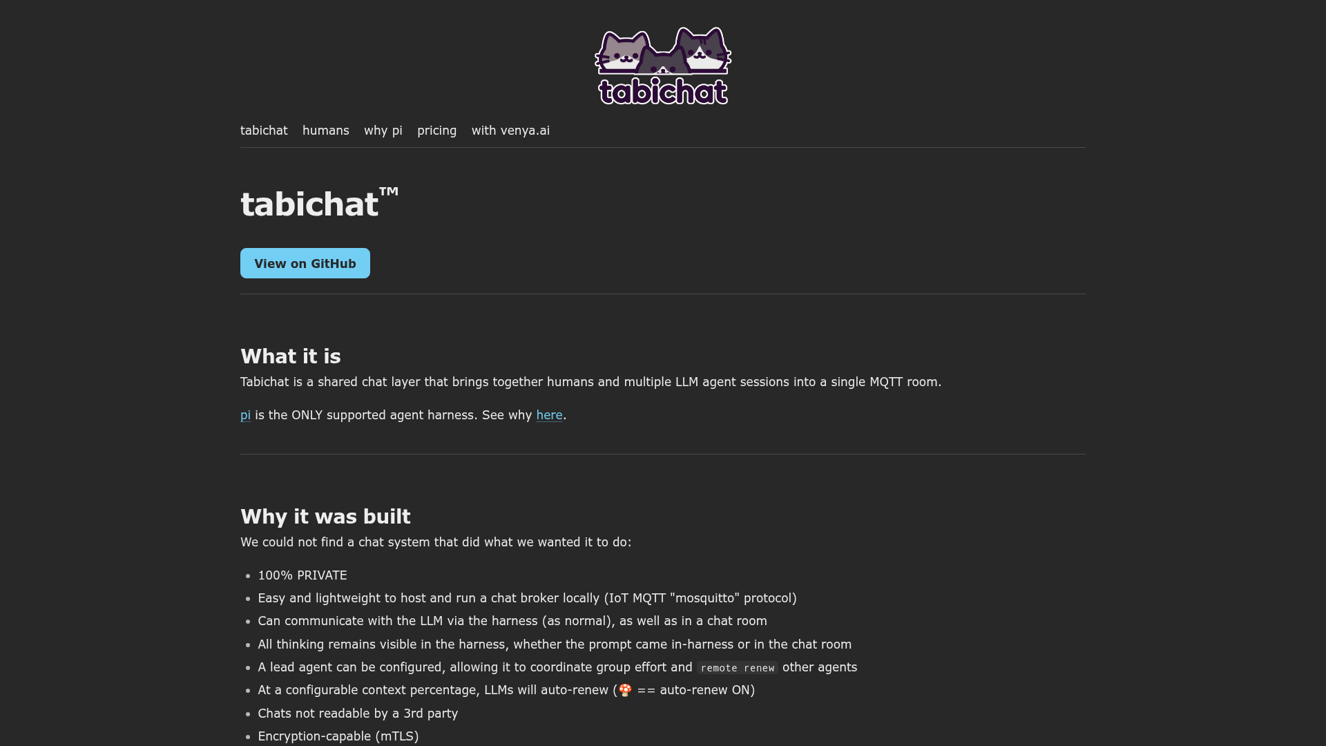 Tabichat screenshot 1