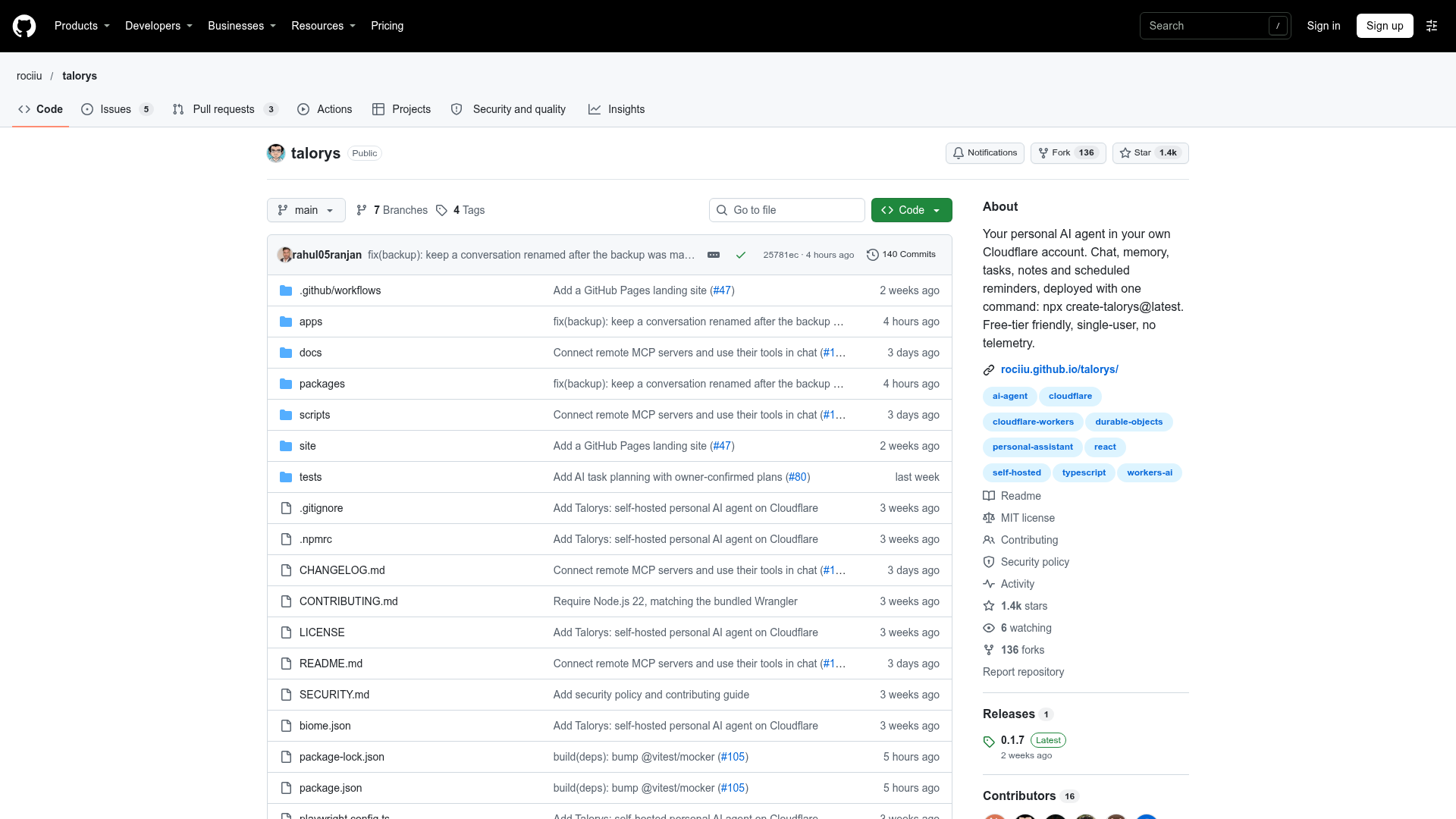 Talorys screenshot 1