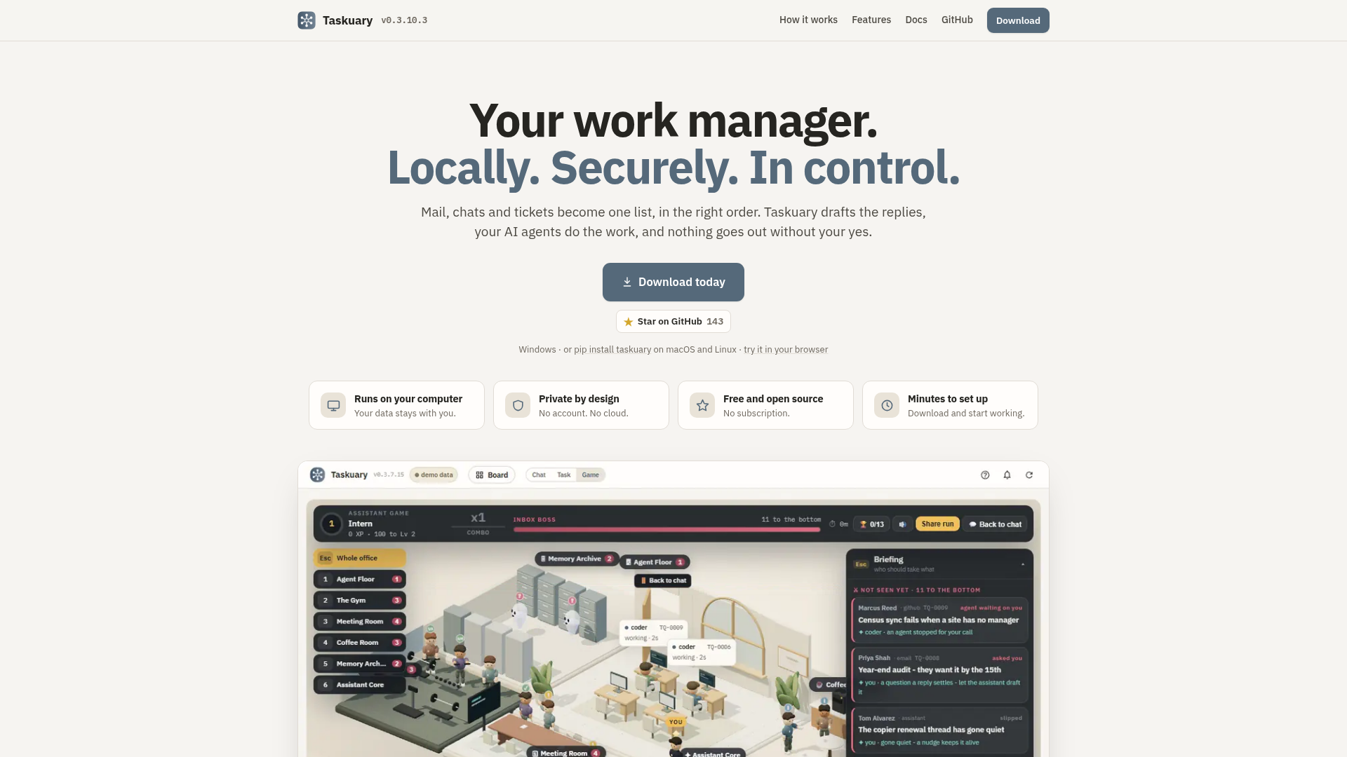 taskuary screenshot 1