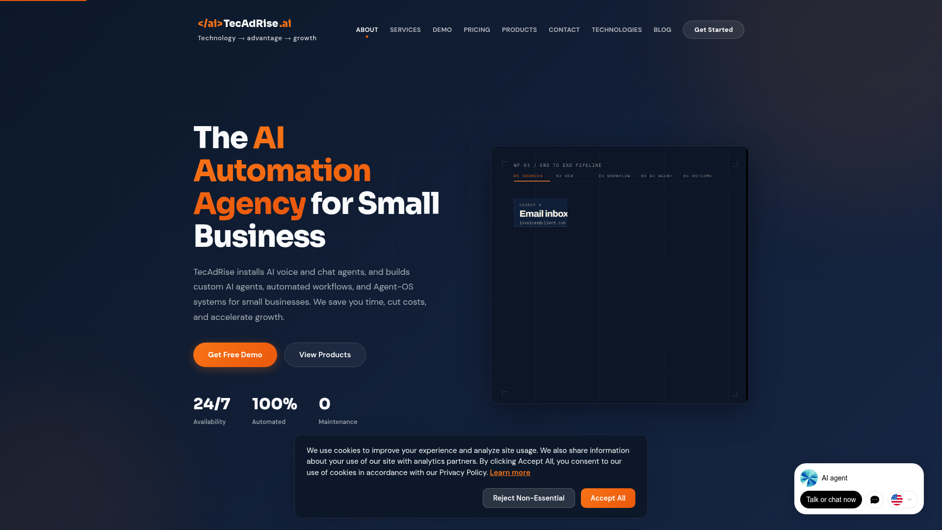 TecAdRise screenshot 1