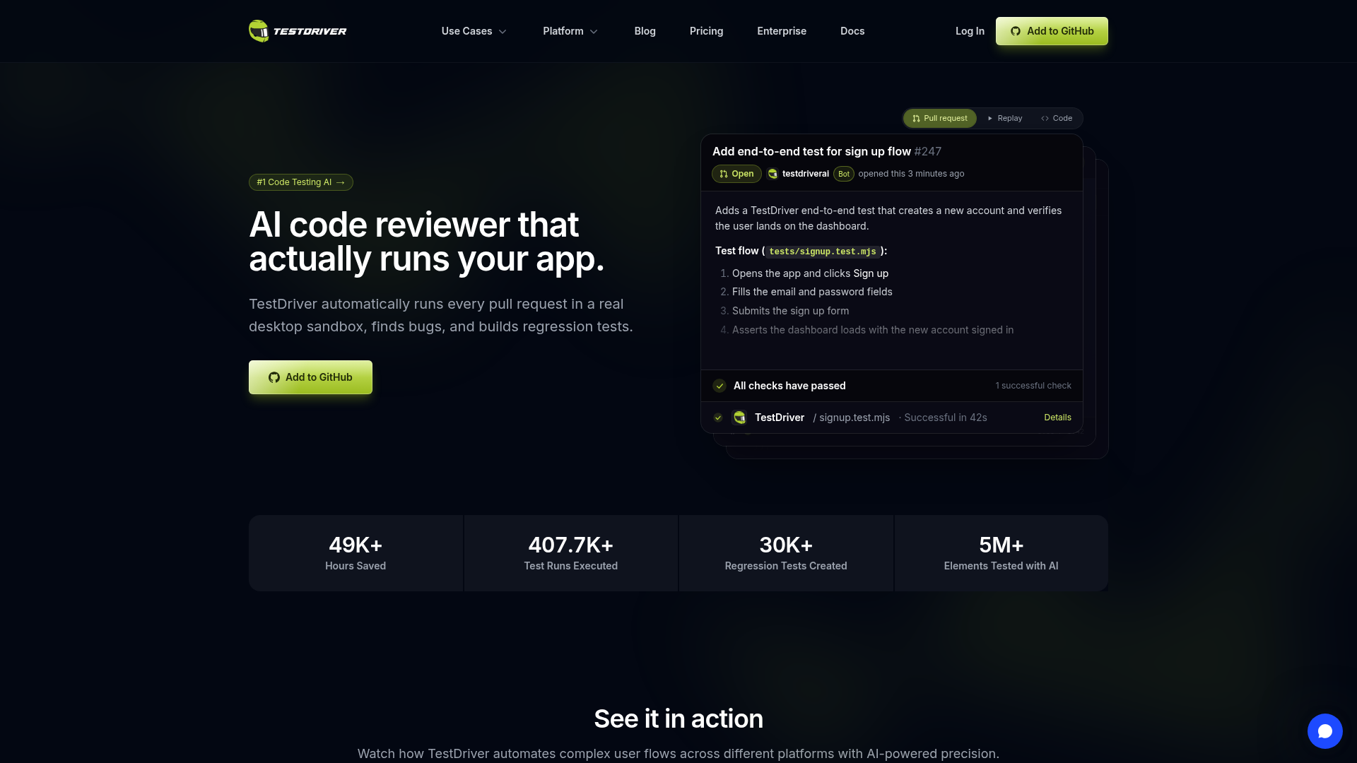 TestDriver.ai screenshot 1