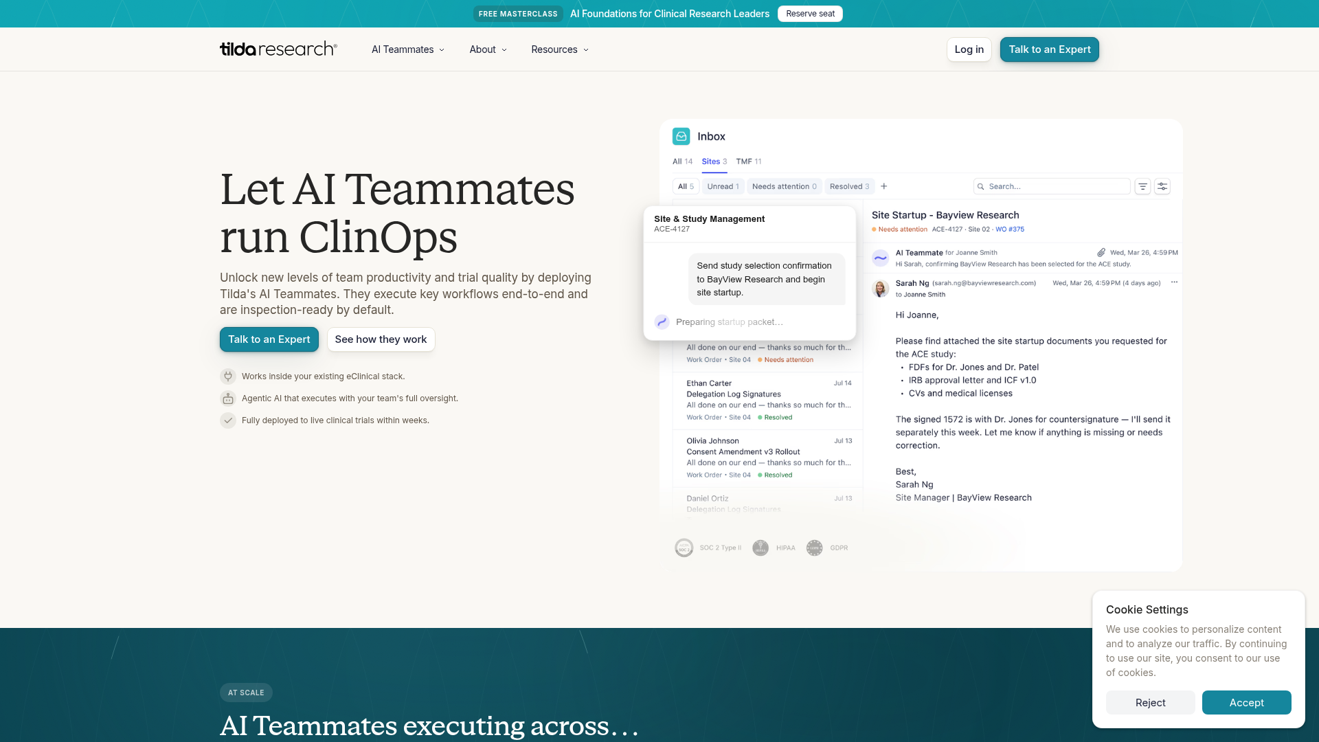 Tilda Research screenshot 1