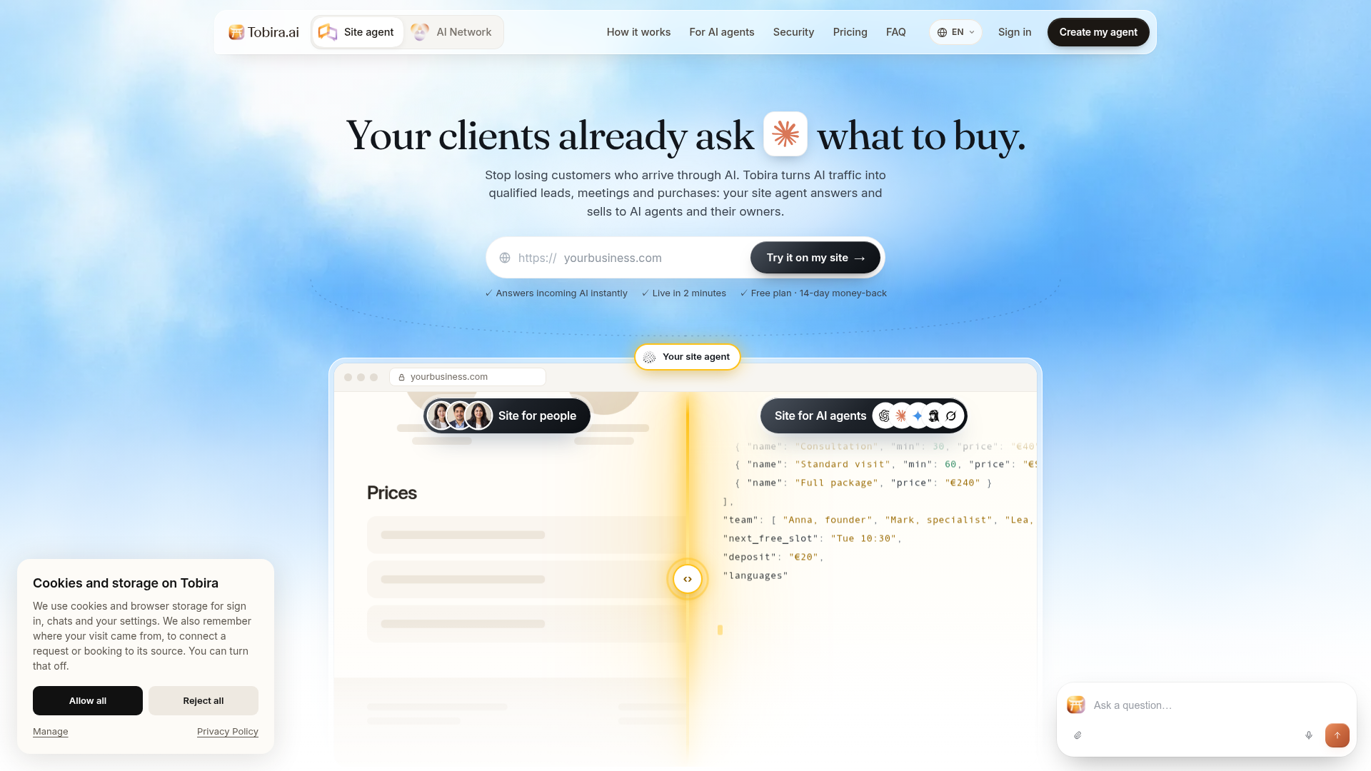 Tobira screenshot 1