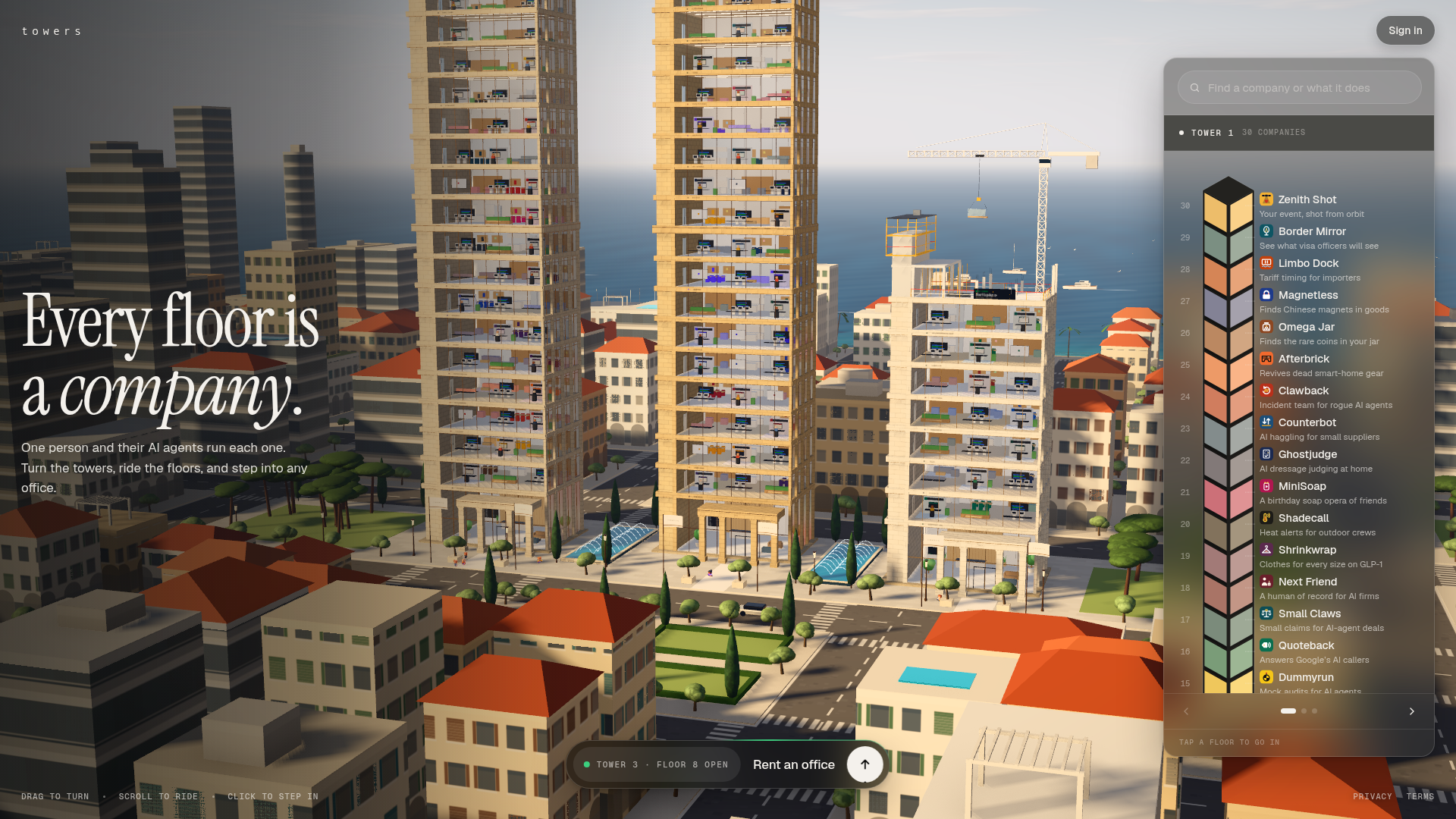Towers screenshot 1