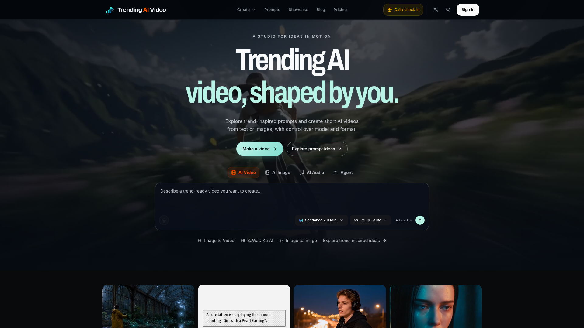 Trending AI Video screenshot 1