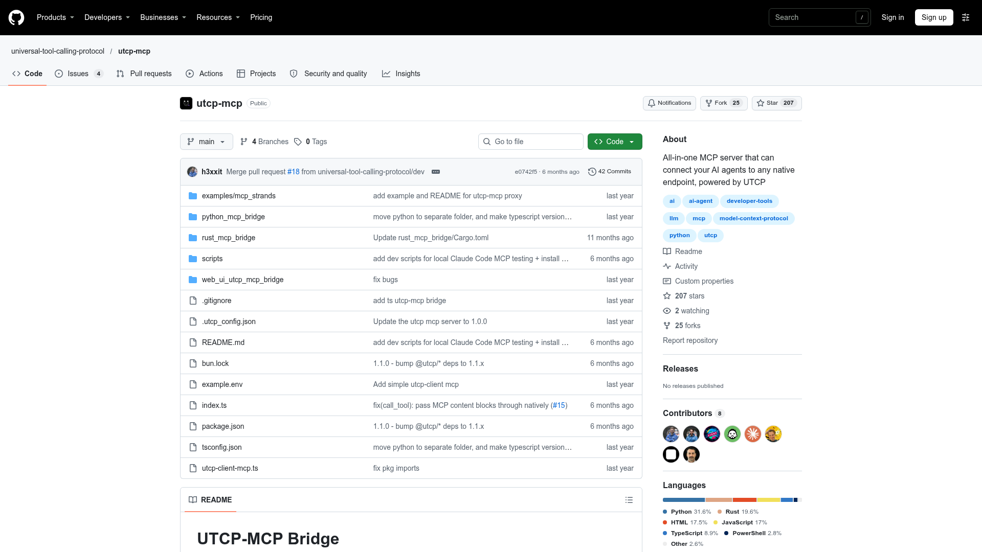utcp-mcp screenshot 1
