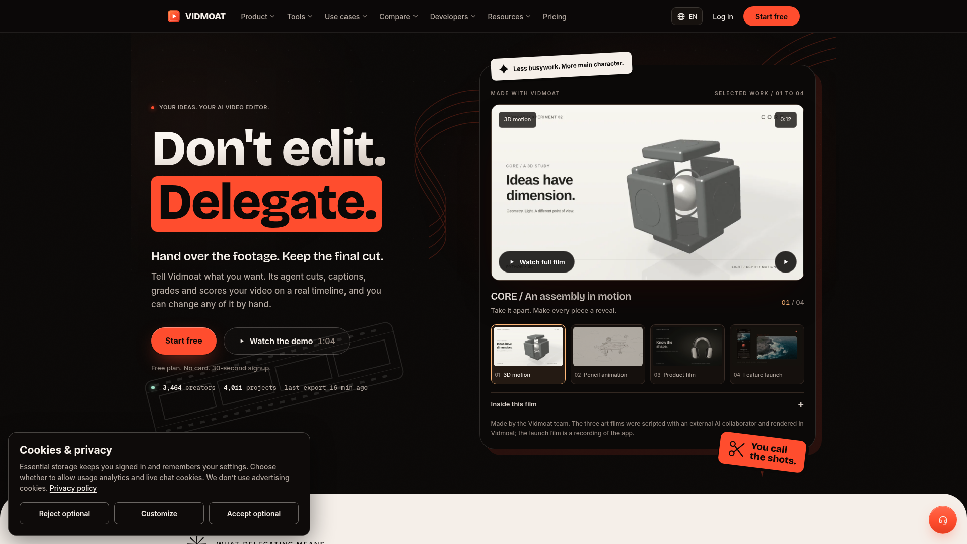 Vidmoat screenshot 1