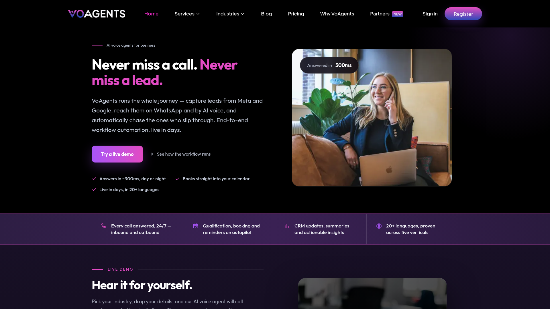 VoAgents screenshot 1