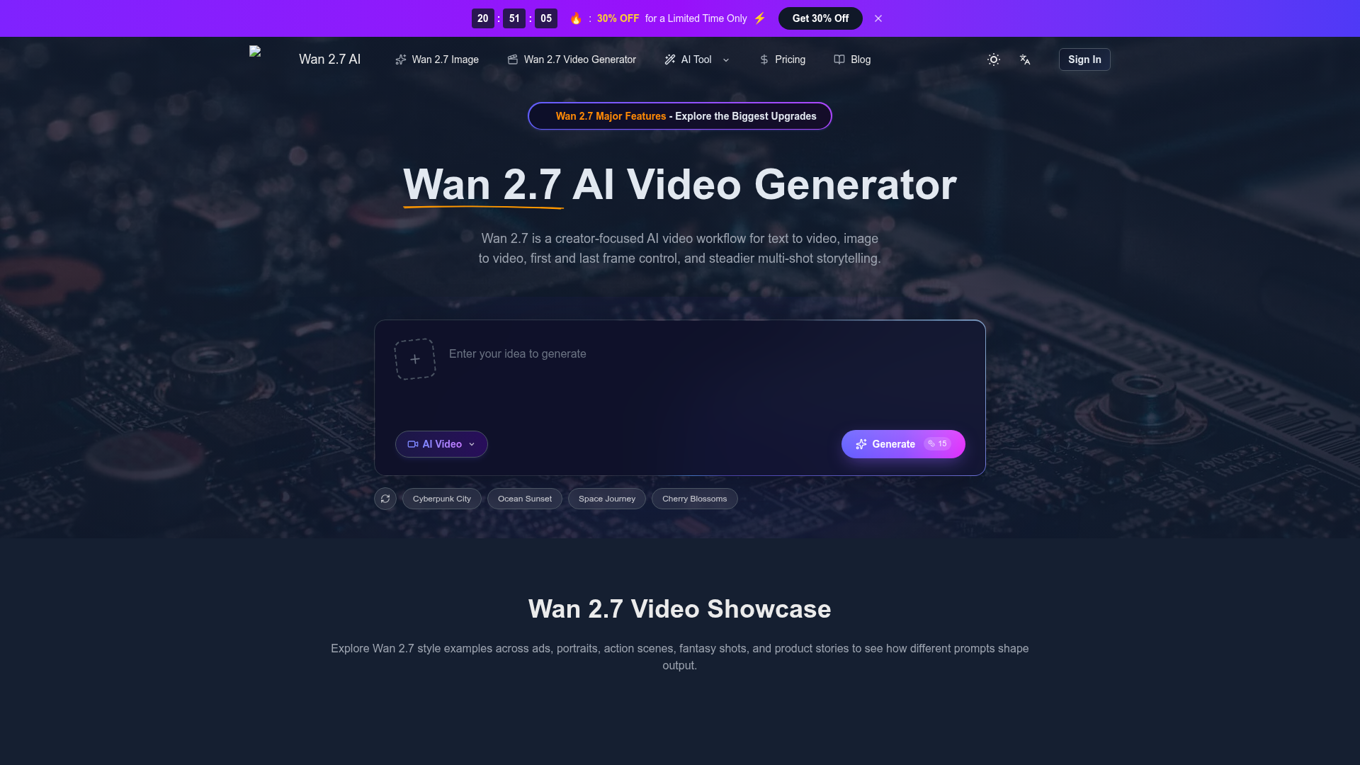 Wan 2.7 AI screenshot 1