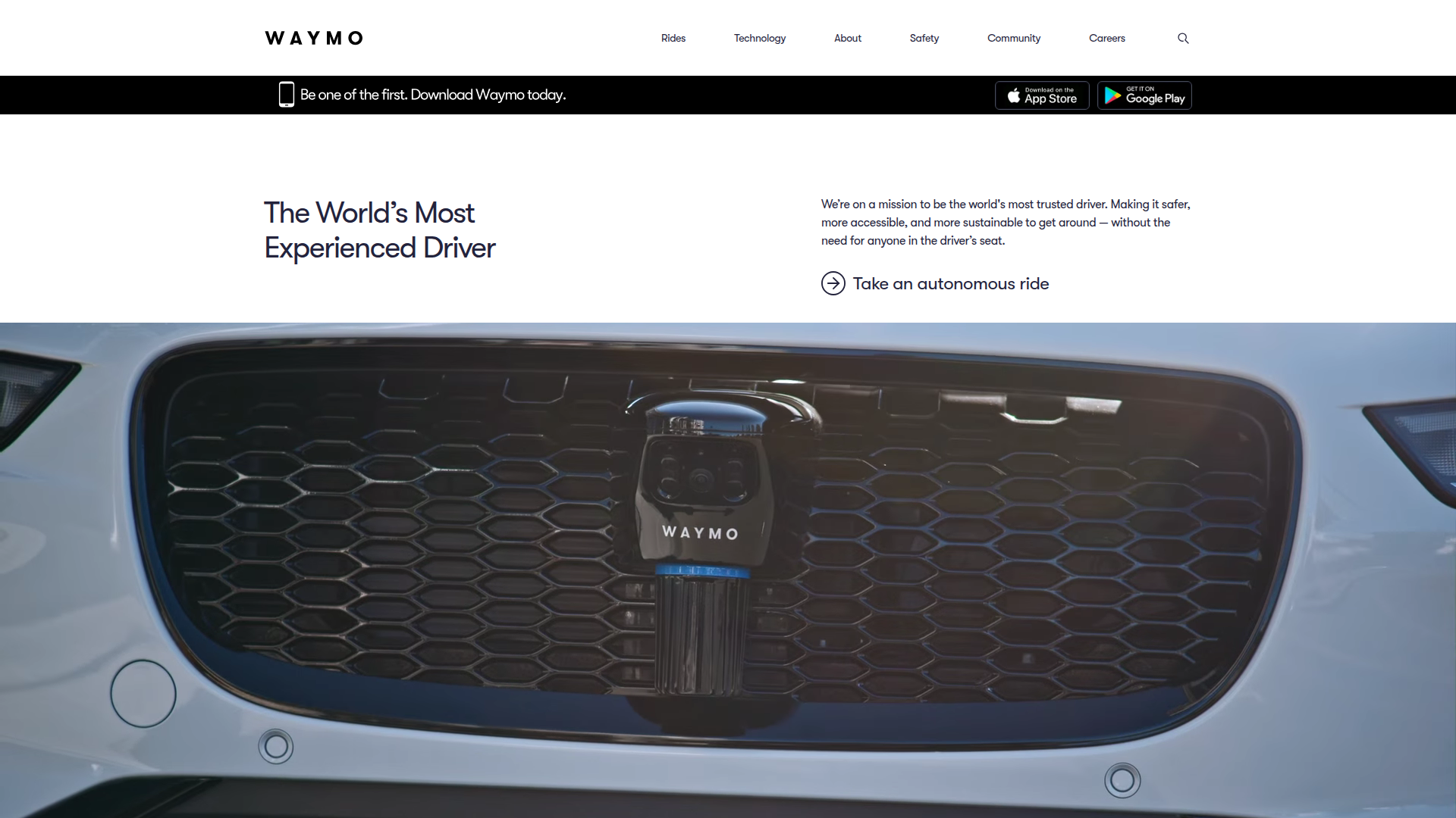 Waymo screenshot 1