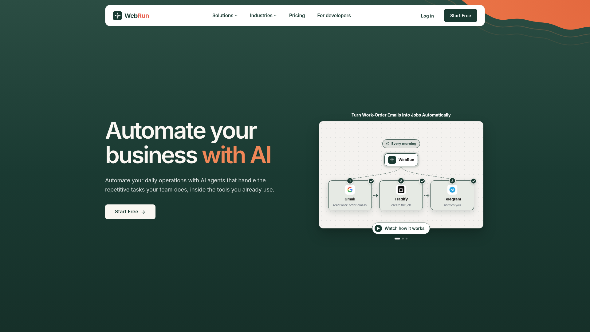WebRun screenshot 1