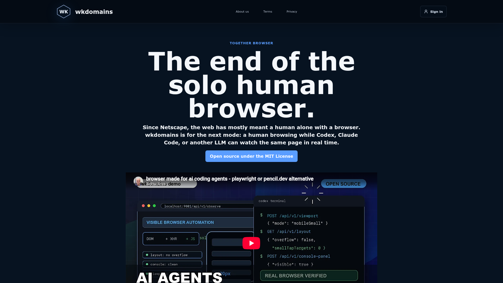 wkdomains screenshot 1