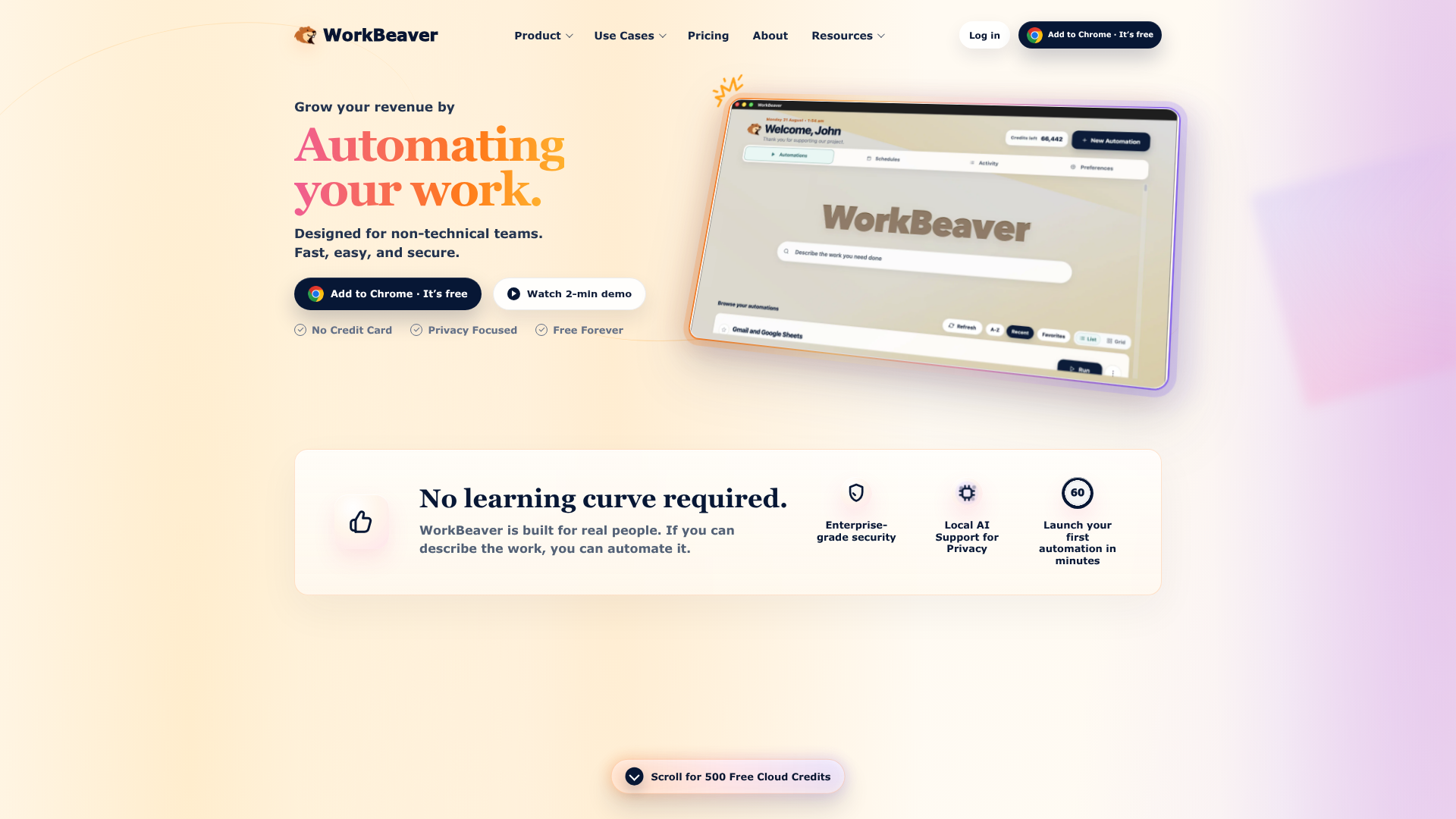 WorkBeaver screenshot 1